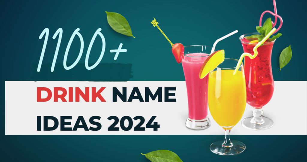 1100+ Drink Name Ideas 2024: Signature Energy Soft Tropical