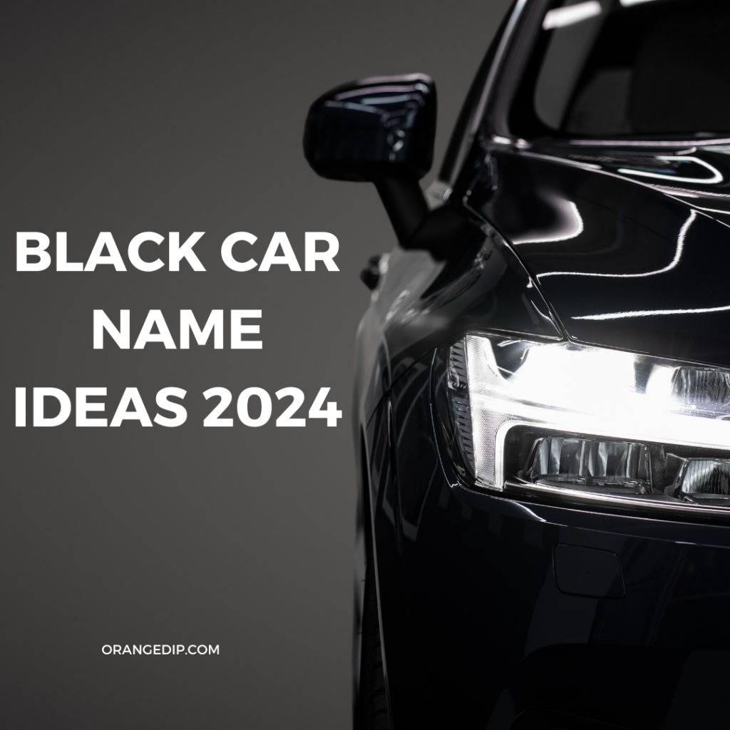 1100+ Black Car Name Ideas 2024
