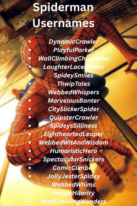 200+ Creative Spiderman Nicknames