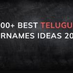 500+ Best Telugu Usernames Ideas 2024
