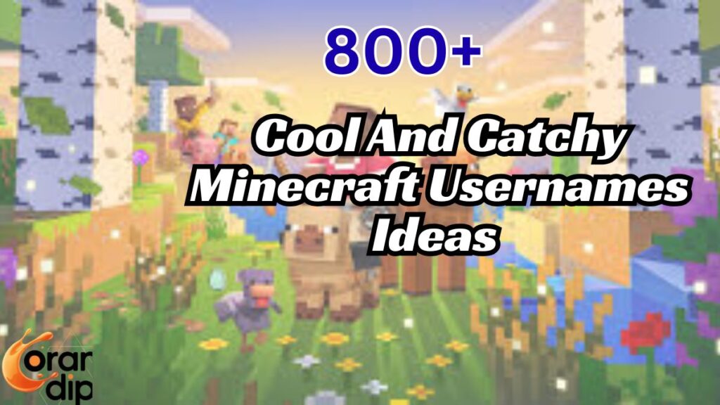 800+ Cool And Catchy Minecraft Usernames Ideas