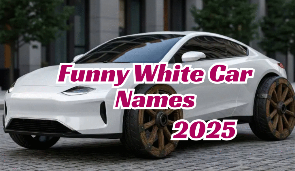 Funny White Car Names (400+ Creative & Hilarious Inspirations) 2025