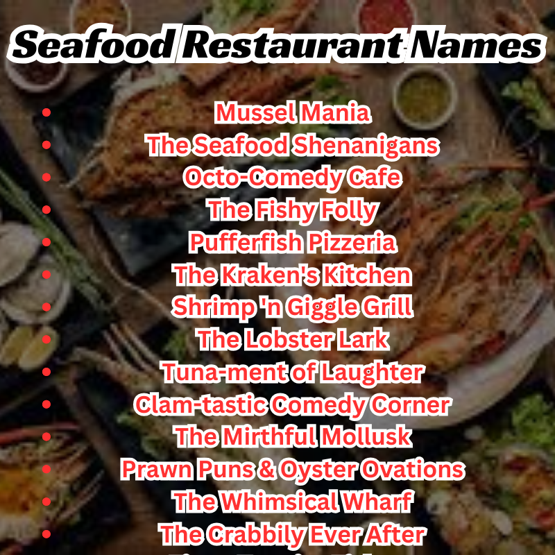 Funny Seafood Restaurant Names
