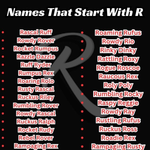 410+ Names That Start with R That Are Timeless & Unique 2026