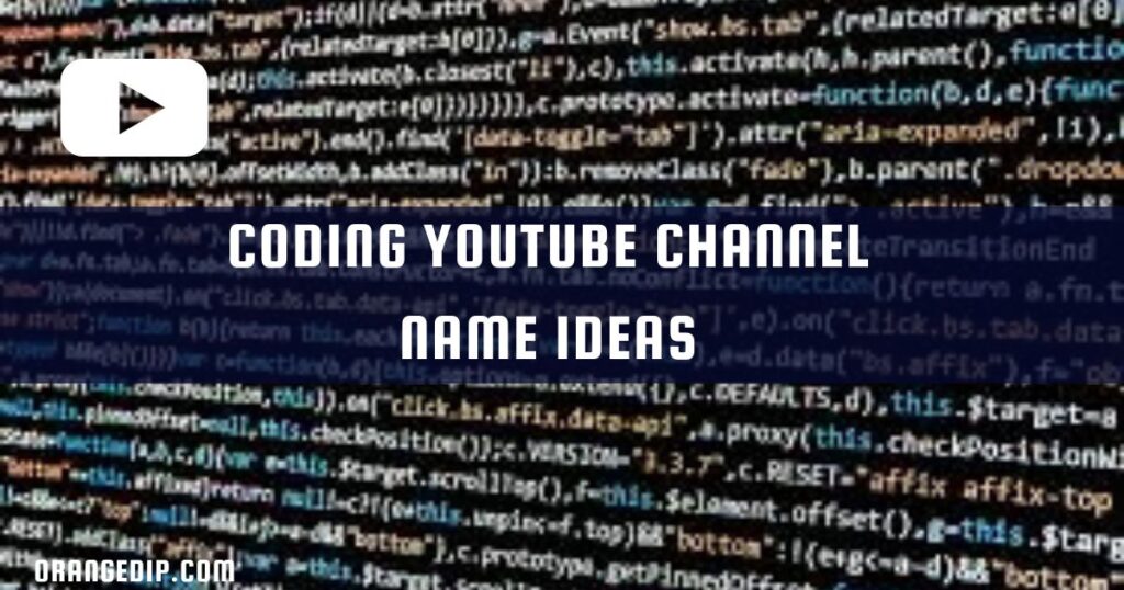 Coding YouTube Channel Name Ideas