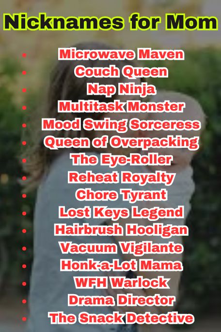 400+ Weird Nicknames for Mom That Are Hilariously Unique
