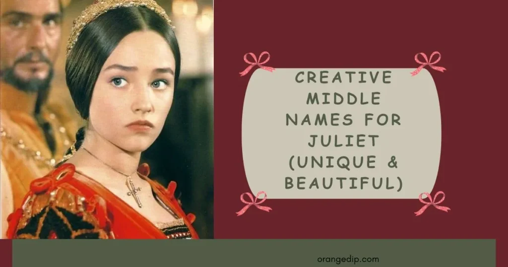 Name inspiration board for parents: best creative middle names for Juliet