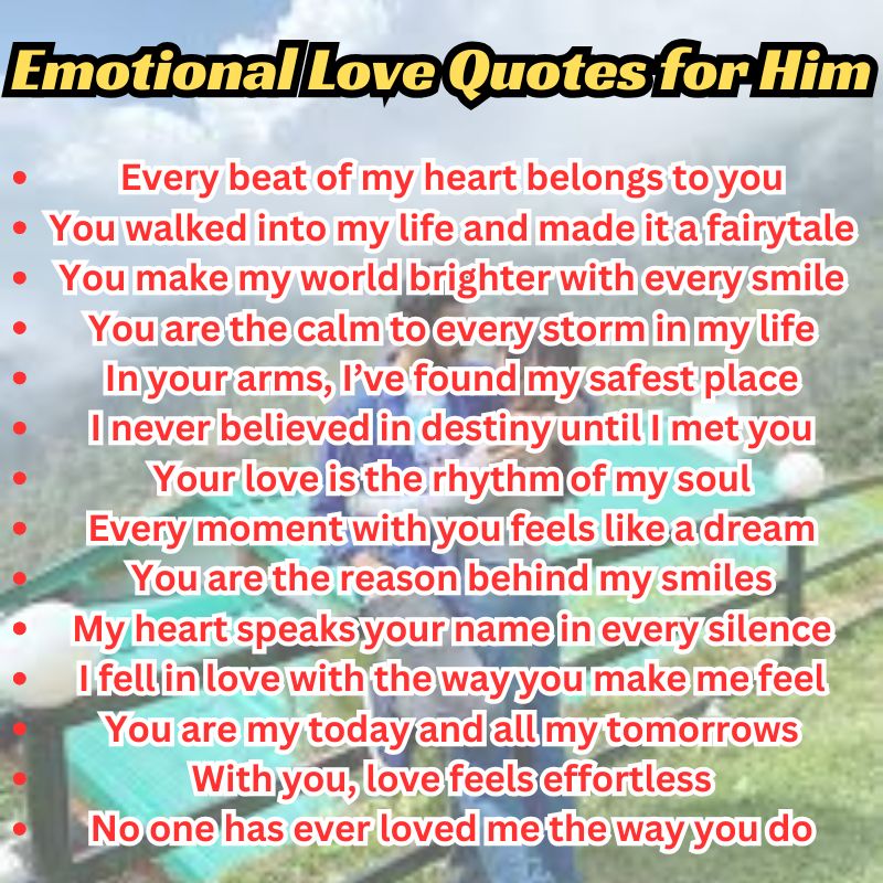 Emotional one-liners to post or message to your boyfriend or husband