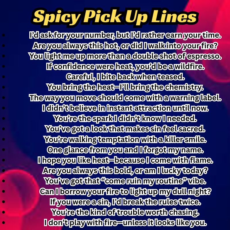 Flirty woman laughing after hearing a spicy pick up line