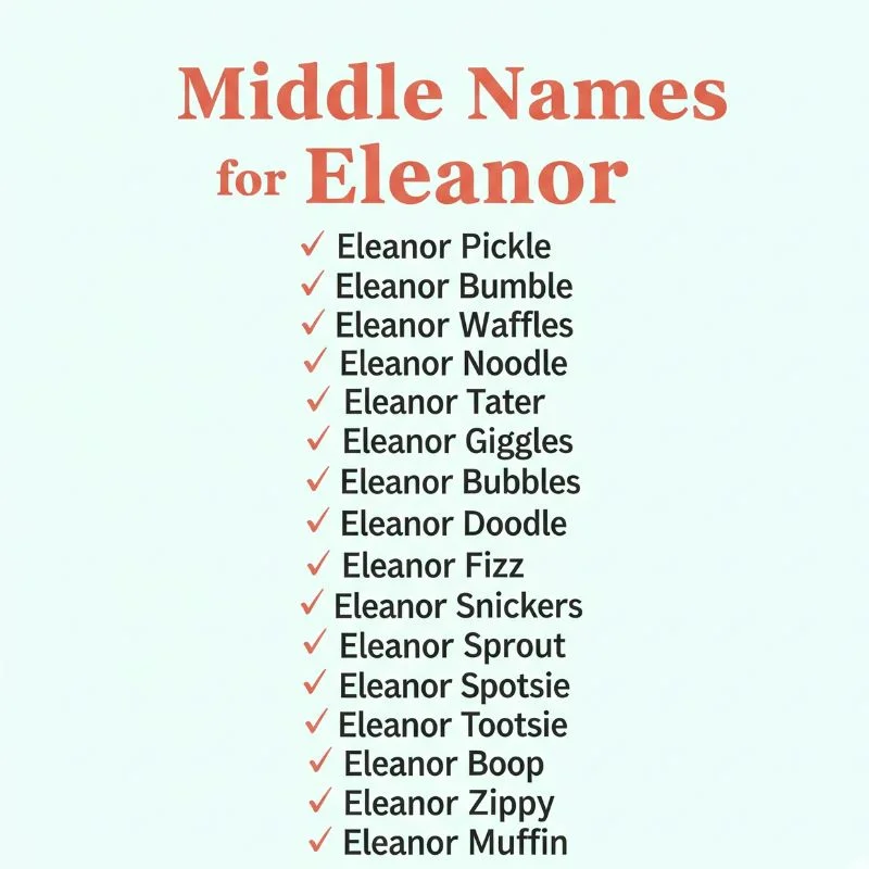 Parent looking at a baby name book highlighting unique Eleanor middle names
