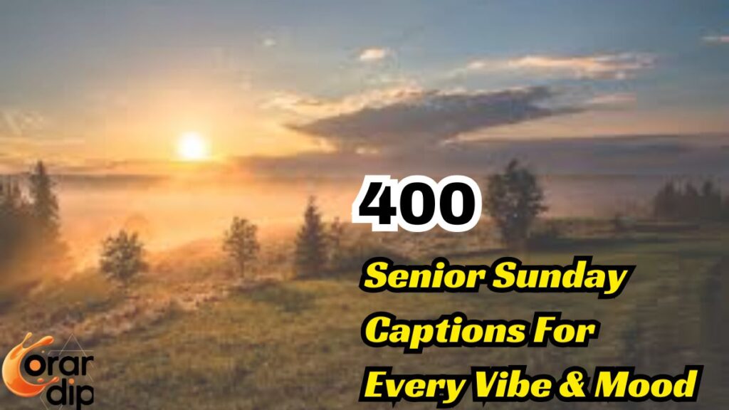 400+ Senior Sunday Captions for Every Vibe & Mood