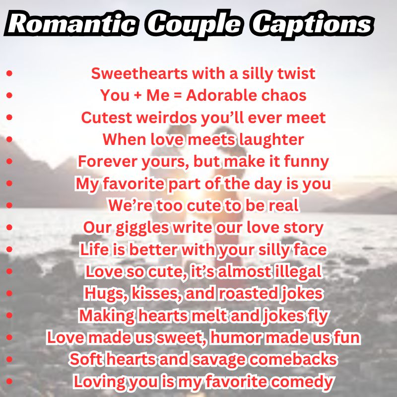 Instagram post featuring a couple with a heartfelt quote