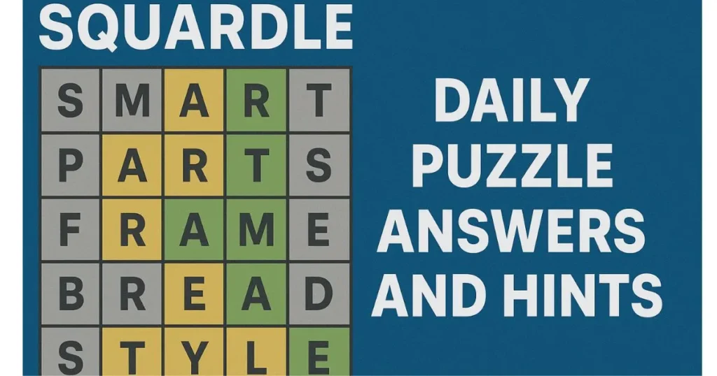 Daily Puzzle Answers and Hints for Squardle