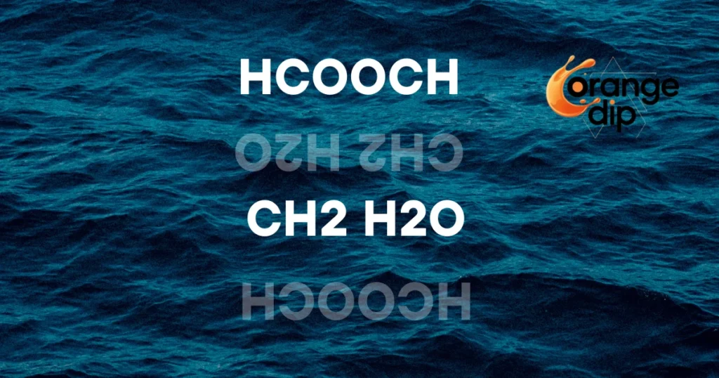 Why Is HCOOCH CH2 H2O Important in Organic Chemistry Processes