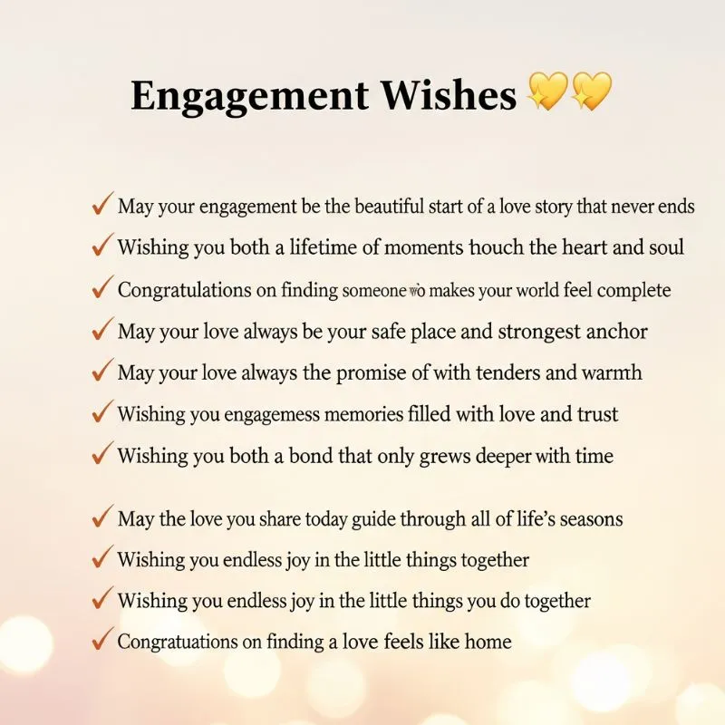Close-up of engagement rings on a bouquet showing love and congratulations wishes