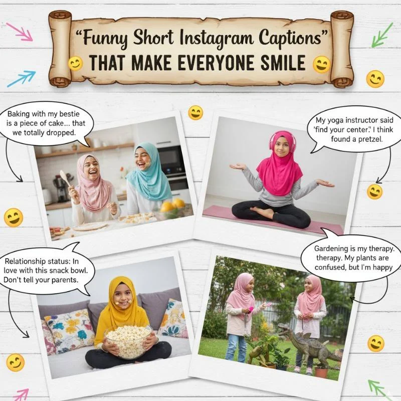Funny Short Instagram Captions That Make Everyone Smile