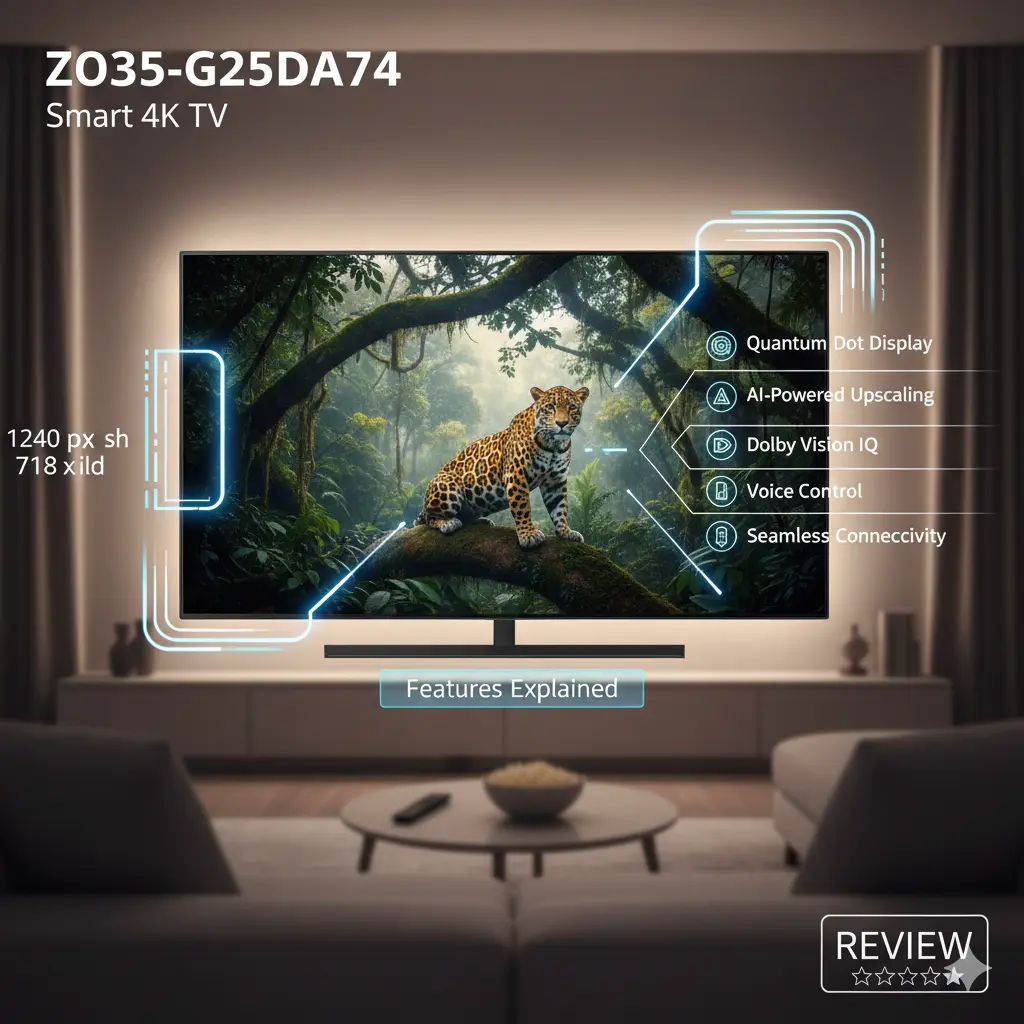 ZO35-G25DA74 Model TV Review Smart 4K Features Explained ZO35-G25DA74 Model TV Review Smart 4K Features Explained