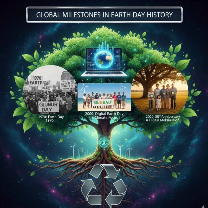 Global Milestones in Earth Day History