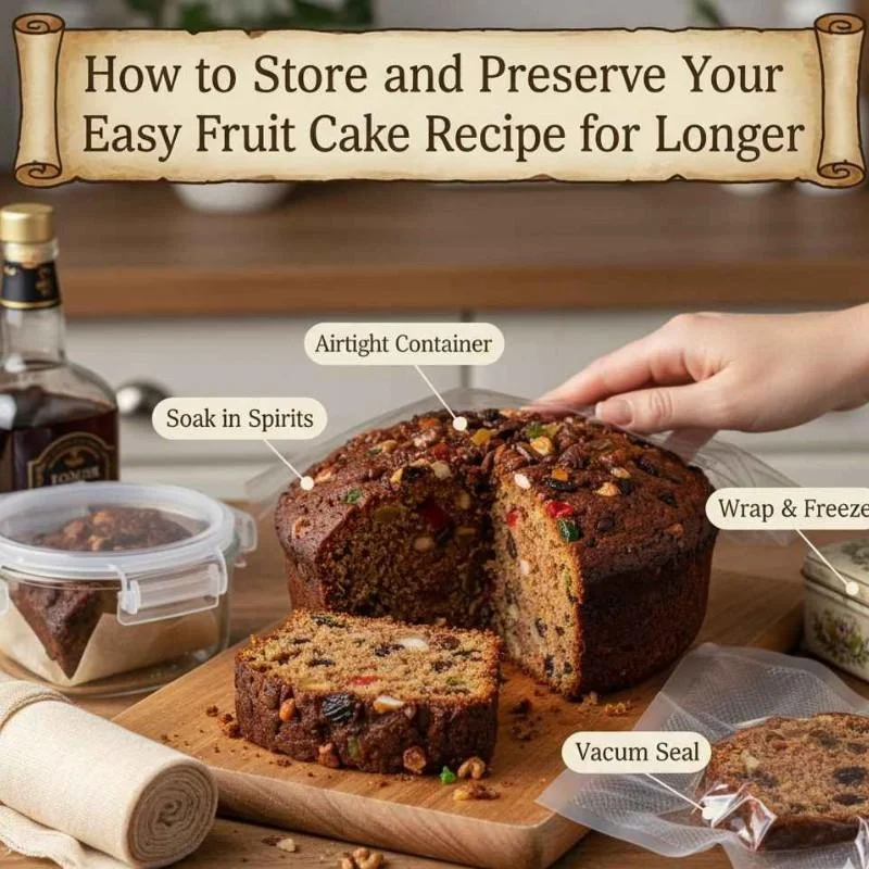 How to Store and Preserve Your Easy Fruit Cake Recipe for Longer