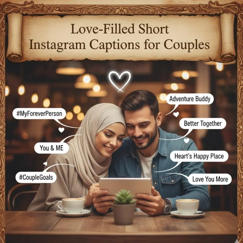 Love-Filled Short Instagram Captions for Couples