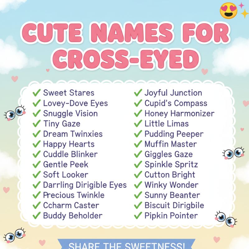 Cute Names for Cross-Eyed
