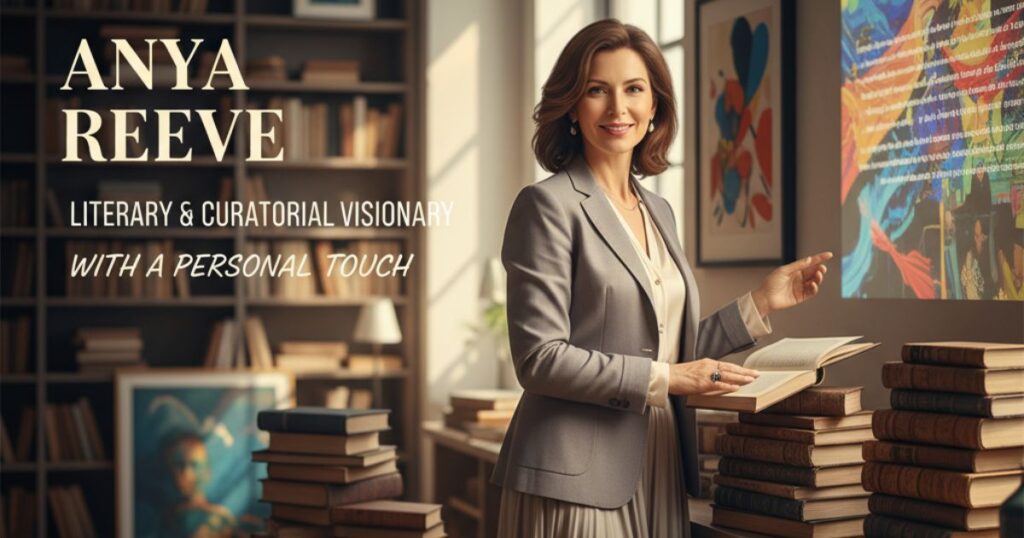 Anya Reeve – Literary and Curatorial Visionary with a Personal Touch Anya Reeve