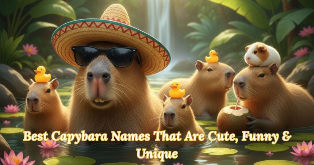 500+ Best Capybara Names That Are Cute, Funny & Unique capybara names