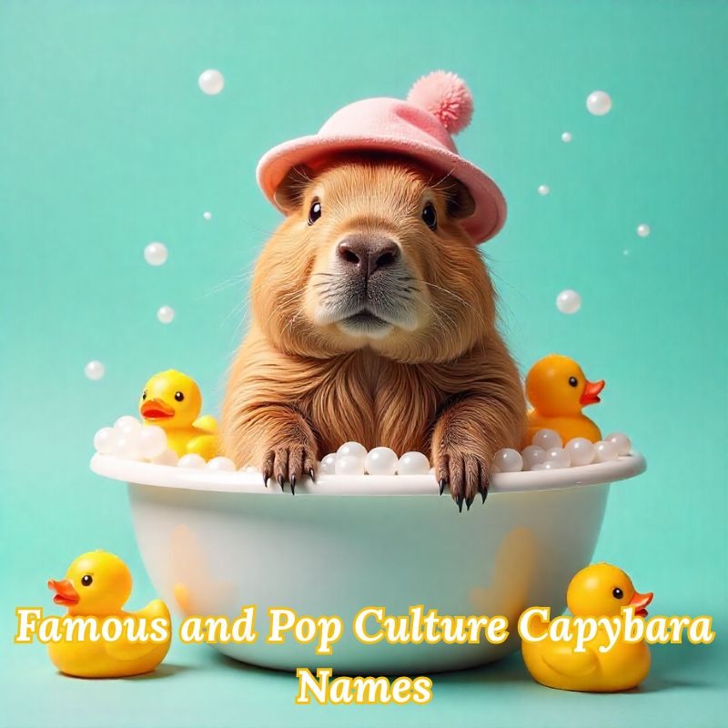 Capybara Names Inspired by Food, Colors, and Nature