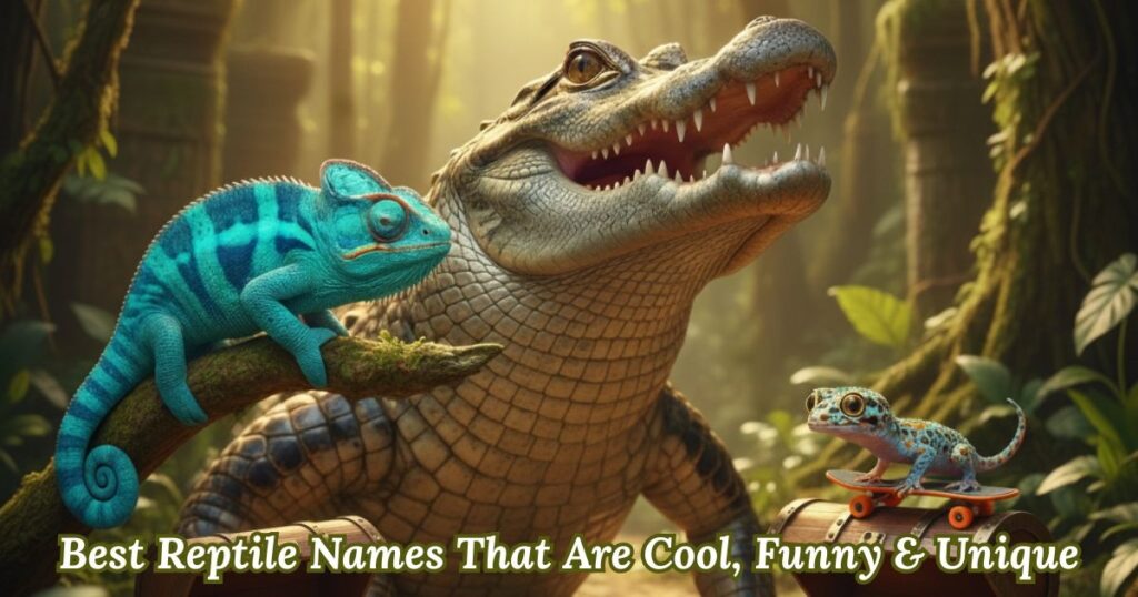 500+ Best Reptile Names That Are Cool, Funny & Unique Reptile Names