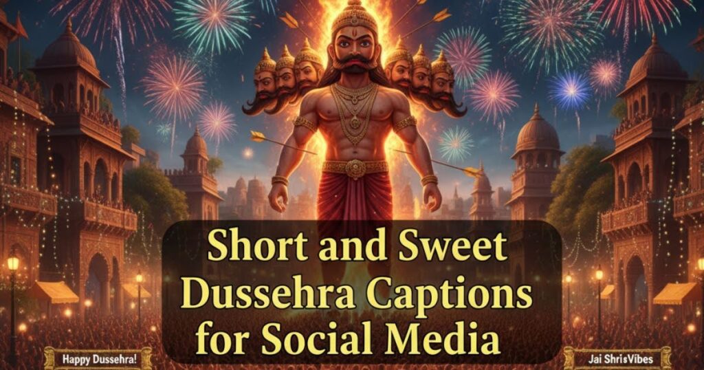 Dussehra Captions
