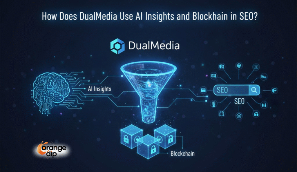 How Does DualMedia Use AI Insights and Blockchain in SEO?