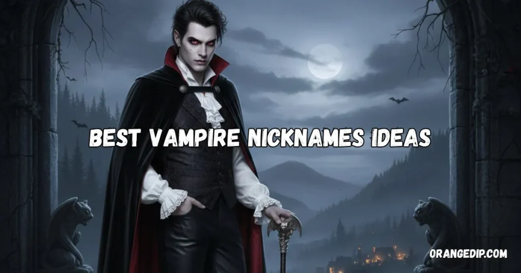 Best Vampire Nicknames Ideas