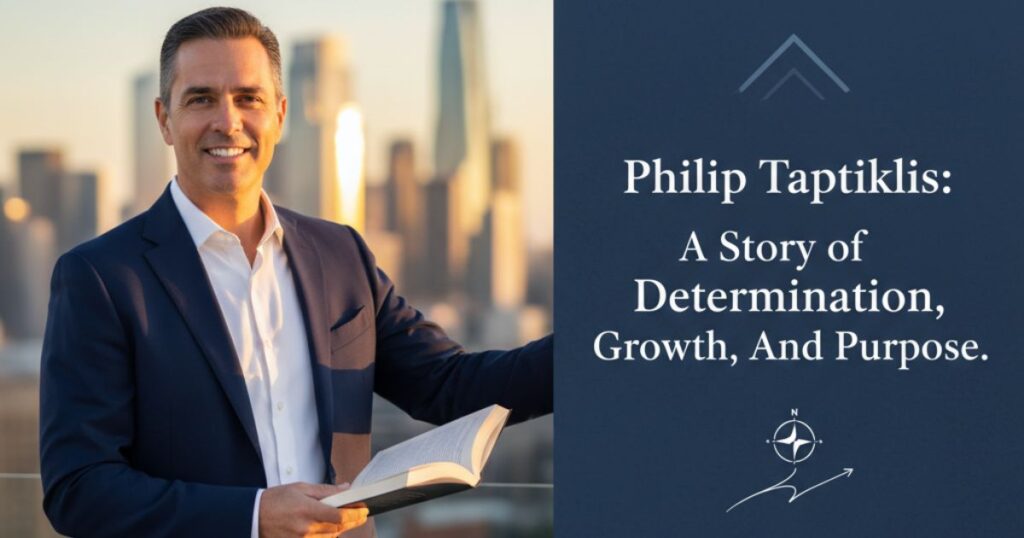 Philip Taptiklis: A Story of Determination, Growth, and Purpose Philip Taptiklis