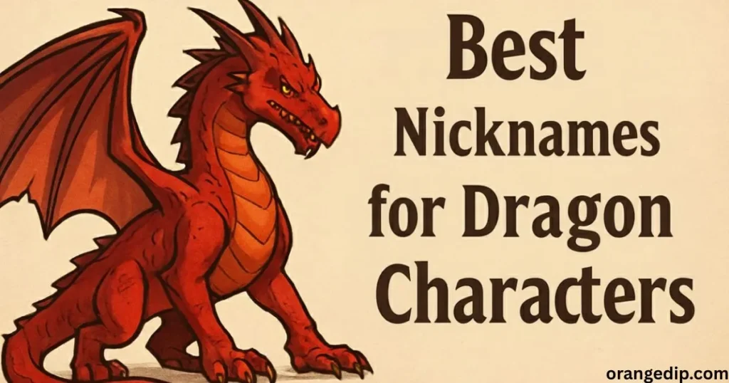 Best Nicknames for Dragon Characters