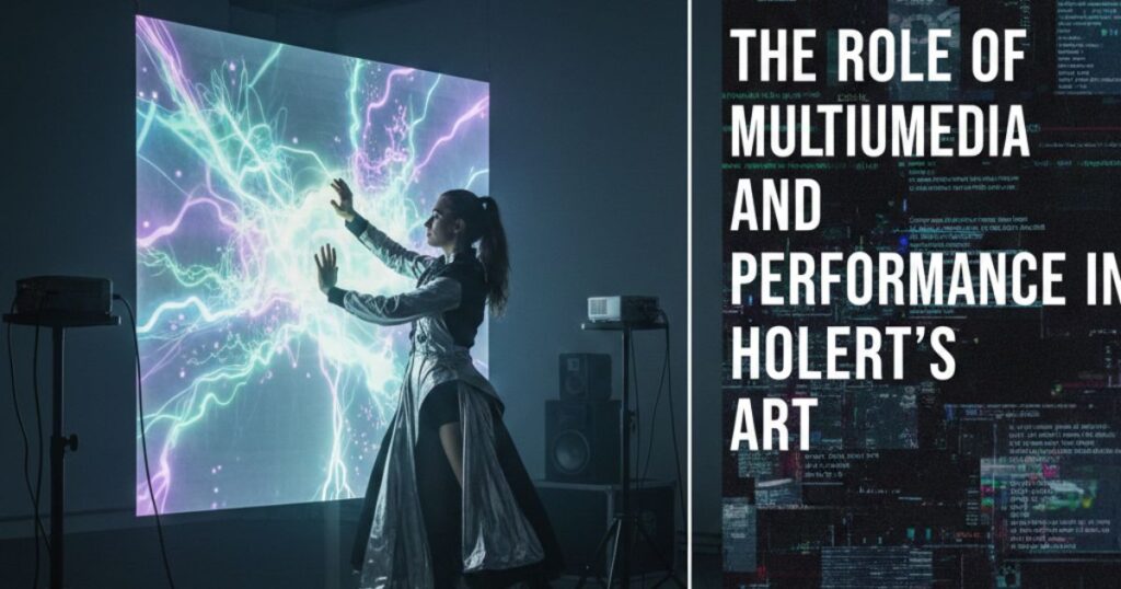 The Role of Multimedia and Performance in Holert’s Art
