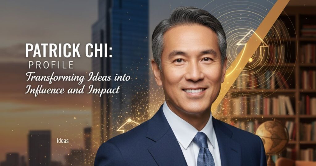 Patrick Chi: Transforming Ideas into Influence and Impact Patrick Chi
