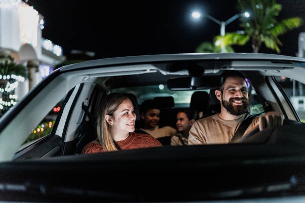 Night View of Lahore By Using Rent a Car Lahore