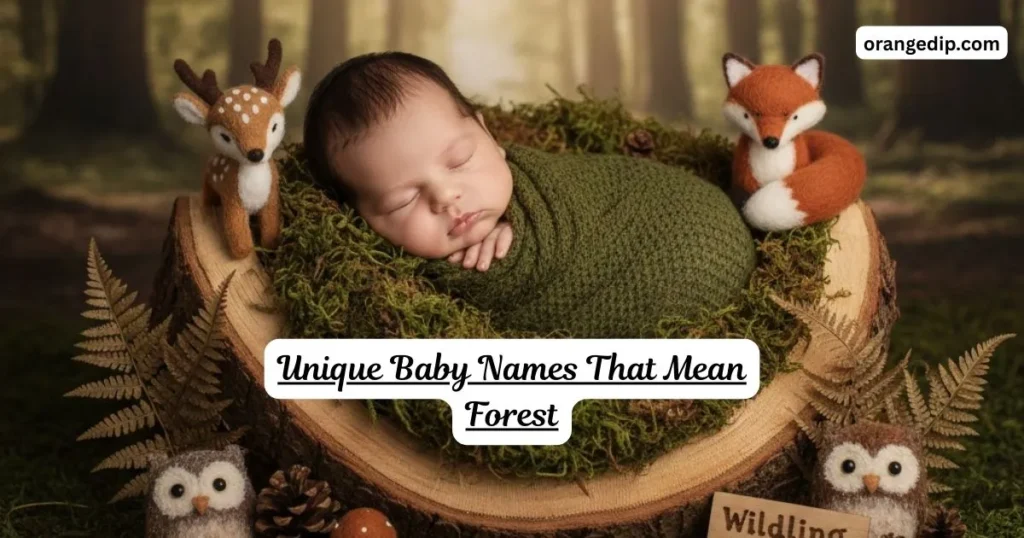 Unique Baby Names That Mean Forest