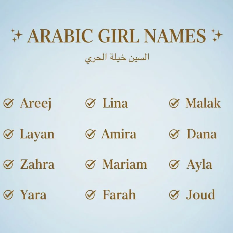 Stunning Arabic girl names that reflect heritage and beauty